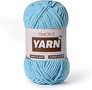 Plush Chenille Chunky Crochet Yarn - Baby Yarn for Crocheting Soft - Velvet Yarn Knitting for Blanke