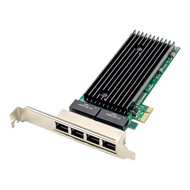 PCI-E 4 Port RJ45 Server 1X PCIe X1 Intel 82576 Chip 10/100/1000Mbps Lan Quad Port Server Gigabit Ne