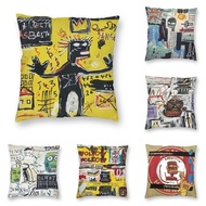 M0UN Best To Best Cushion Cover 40x40cm Jean Michel Basquiat Soft Nordic Throw Pillow Case Home Deco