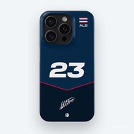 2024F1Racing Car23The number is applicable to iPhone15promax Phone case ALEX ALBON Feilin Two-in-One