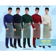 BAJU MELAYU JAKEL regular cutting Pesak bukan Slim Fit saiz S-5XL Material Versa