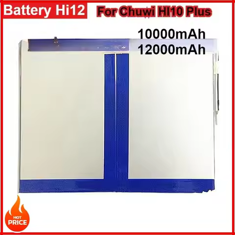 Hi 12 Replacement Battery for CHUWI Hi12 Dual System 64G For Chuwi HI10 Plus CWI527 CW1527 10.8" Tab