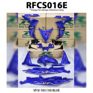 Cover Set Rapido SYM VF3i 185 (18) Black Yellow DNLGM1 Green Accessories Motor SYM185 Hitam Hijau Lu