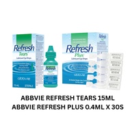 ABBVIE Refresh Lubricant Eye Drops (Tears 15ml / Plus 30s)
