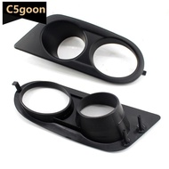C5GOON 1Pair Car Fog Light Cover Grill Frame Carbon Fiber For BMW E46 M3 2001 2002 2003 2004 2005 20
