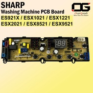 SHARP ES921X / ESX1021 / ESX1221 / ESX2021 / ESX8521 / ESX9521 Washing Machine PCB Board Mesin Basuh