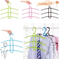 CAMELLI Clothes Rack Plastic Hanger Hook Fishbone Space Saver