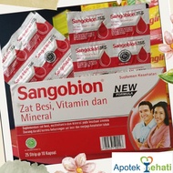 Sangobion Kapsul per Strip Kapsul Tambah Darah Pada Anemia & Ibu Hamil