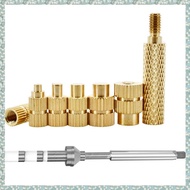 (SZHA) Heat Set Insert Tool M2-M8 Hot Melt Brass Knurled Nut Embedded Insertion Tip Adapter TS100/TS