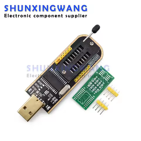 CH341A programmer USB motherboard route LCD BIOS/FLASH/24/25 burner