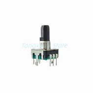 1pc ALPS EC12 Encoder Rotary Code Switch With Push Button Without Click Turn Smooth 5Pins 14mm Half 