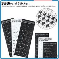 LUCKY-SUQI Hebrew Letter Non-slip Wear-resistant Keyboard Covers Label Sticker