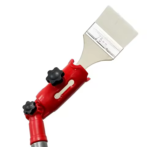 WFF Multi-Angle Paint Brush Extender Red, Paint Edger Tool For High Ceilings, Extension Pole Attachm