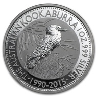 2015 Perth Mint Australia Kookaburra 1 oz .999 Silver Coin BU 1oz
