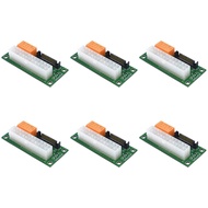 6X Power Board Dual PSU Multiple Power Supply Adapter Add2Psu with ATX 24Pin to 4Pin Connector for