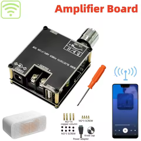ZK-301B Mono 30W Audio Amplifier Module Support Wireless TWS Bluetooth-Compatible 5.3 DC9-24V APP Co