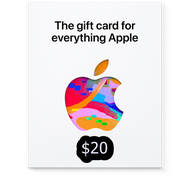 iTunes Gift Card AppleGiftCard US App Store Gift Card 20 usd ใช้ได้เฉพาะไอดี US เท่านั้น