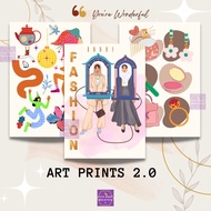 🔥NEW IN🔥 BUY 2 FREE 1 🔥 ART PRINTS 2.0 - SIZE A4 / A3 [NO FRAME]
