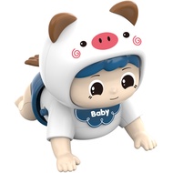 Baby Toys0-1Year-Old Crawling Guide Head-Up Practice Training Educational Early Learning Electric Cr