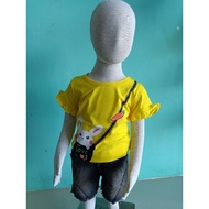 Bunny love suit and shorts