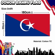 【Benderaku】Johor bahru  Bendara Daerah Johor Bahru Flag 3ft x 6ft 180*90CM-CottonTC-FJD3652