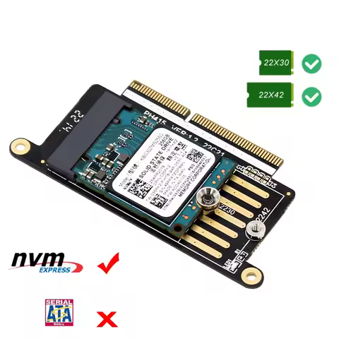 A1708 SSD Adapter Card Reader M Key NVMe M2 SSD Adapter Card NGFF M.2 SSD Riser for Apple Macbook Pr