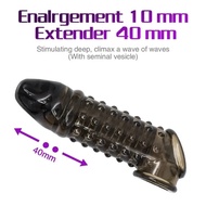 [Ready Stock] [produk baru] boleh diguna semula zakar extender zakar cincin kelewatan lenting kondom