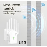 [ Smart ] WIFI REPEATER 6 ANTENNA (U13) network wifi/