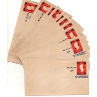 PHILIPPINES Republic 1956 Embossed Jose Rizal Covers Re-Value 2c 5c-10s X 10