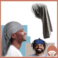 Silin Breathable Skull Hat with Braid Moisture Wicking Durag for Outdoor Activity Adjustable Head Wr