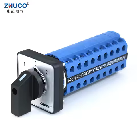 ZHUCO SZW26/LW26-20 3 Position 9 Poles 36 Terminals 20A Transfer Changeover Cam Universal Selector S