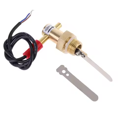 Professional G1/2" Water Flow Switch DN15 Liquid Flowing Switch 70W Brass Body Flow Sensor for Pump 