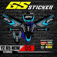 Sticker Striping Lis Variation Trail Bebek Modif YZ NEW 85 Design gtx bebek modif bebek racing NEWES
