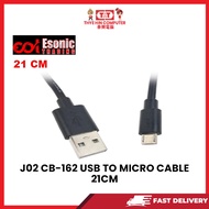 J02 CB-162 USB TO MICRO CABLE 21CM