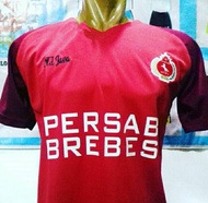 LOKAL MERAH Persab Brebes Away Jersey 2018 Liga 3 Central Red Printing Latest Local