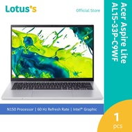Acer Aspire Lite AL15-33P-C9WF Laptop Silver (N150,8GB,512GB,15.6",W11,SIL,H&S+M365)