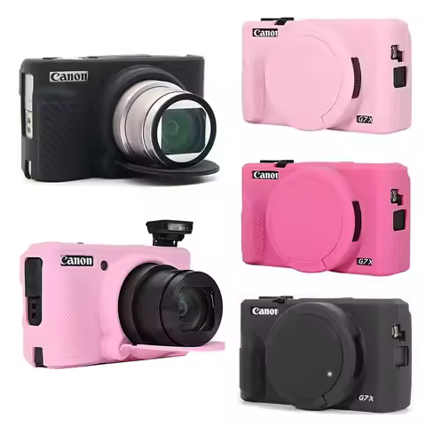 G7X3 G7X Mark III Soft Silicone Rubber Camera Protector With Lens Cap for Canon G7X Mark II III G7XI