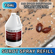 Zurot Buster Goodbye Bedbug Surot Killer Spray Pamatay surot 1 GALLON Eco Friendly