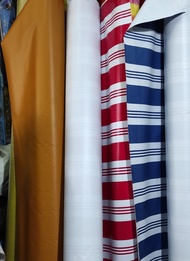 Lona Trapal Tarpaulin Tarp Makapal Stripes and Plain 6 ft. Width sold per meter Eye Let Eyelet Avail