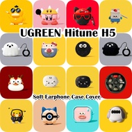 【imamura】For UGREEN Hitune H5 Case Casing Soft Silicone Trendy Cartoon Earphone Case Cover NO.2