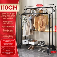 LG Stand Hanger Single Besi Gantungan Baju Berdiri Rak Baju Stand Hanger Rak Gantungan Baju Aestheti
