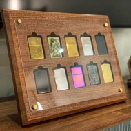 Lighter Box Bamboo Box Lighter Collection Box Lighter Gift Box Commemorative Collection Display Stor