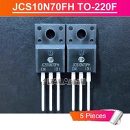 5pcs JCS10N70FH TO-220F JCS 10N70 FH TO220F 10A/700V MOSFET Transistor new original