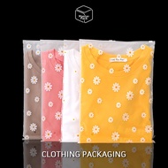 1PC Frosted reclosable poly bags Waterproof plastic makeup pouch Zip close clothing packaging bag Sl