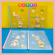 A4 Patterned Retractable Document Clip Keeps Suppy Paper Flat