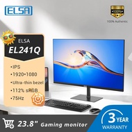 ELSA 21.5 24 27 Inch Monitor  Display PC  Free Shipping IPS FHD Desktop Gamer Computer Screen Flat P