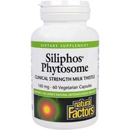 Natural Factors Siliphos Phytosome Clinical Strength Milk Thistle 160 mg