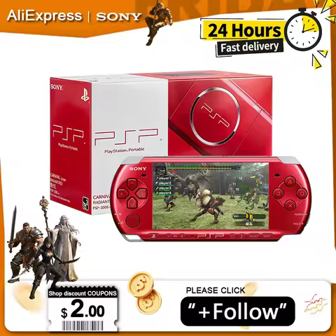Original Sony PSP3000 PlayStation Portable PSP 3000 (PSP-3006) Sony Handheld Arcade Game Console (+F