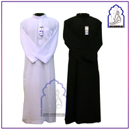 JUBAH LELAKI AL-HERA PUTIH or HITAM (Budak dan Dewasa)