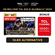 TCL X11K Premium QD-MiniLED TV | 85 98 inch | HDR 6500nits | Audio by BANG & OLUFSEN